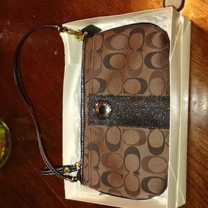 Large coach wristlet